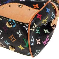 مملوكة مسبقًا Louis Vuitton Black Monogram Multicolore Canvas and Leather Beverly MM Bag