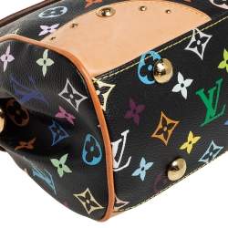 مملوكة مسبقًا Louis Vuitton Black Monogram Multicolore Canvas and Leather Beverly MM Bag
