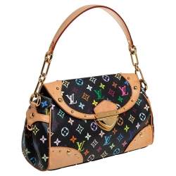 مملوكة مسبقًا Louis Vuitton Black Monogram Multicolore Canvas and Leather Beverly MM Bag