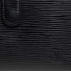 Louis Vuitton Black Epi Leather French Purse Wallet