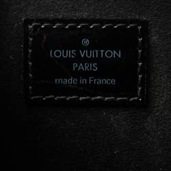 Pre Owned حقيبة لوي فيتون ألما بي إم جلد إيبي إلكتريك أسود 