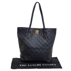 Pre Owned Louis Vuitton Bleu Infini Monogram Empreinte Leather Citadine PM Bag