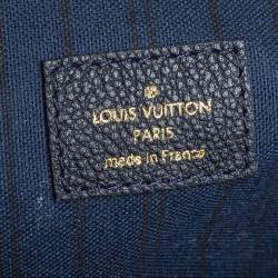 Pre Owned Louis Vuitton Bleu Infini Monogram Empreinte Leather Citadine PM Bag