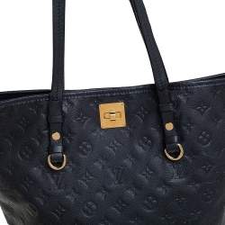 Pre Owned Louis Vuitton Bleu Infini Monogram Empreinte Leather Citadine PM Bag
