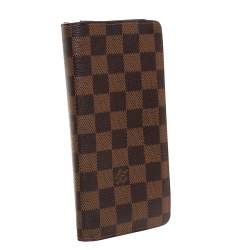 مملوكة مسبقًا Louis Vuitton Damier Ebene Canvas Brazza Wallet