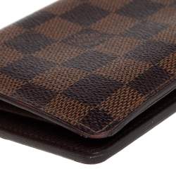 مملوكة مسبقًا Louis Vuitton Damier Ebene Canvas Brazza Wallet