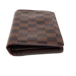 مملوكة مسبقًا Louis Vuitton Damier Ebene Canvas Brazza Wallet