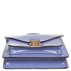 Pre Owned Louis Vuitton Lilas Vernis Leather Monceau BB Bag