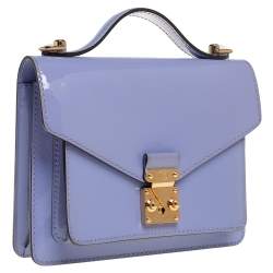 Pre Owned Louis Vuitton Lilas Vernis Leather Monceau BB Bag