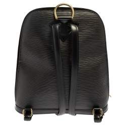 مملوكة مسبقًا Louis Vuitton Black Epi Leather Gobelins Backpack Bag