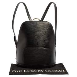 مملوكة مسبقًا Louis Vuitton Black Epi Leather Gobelins Backpack Bag