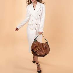 Pre Owned Louis Vuitton Masala Monogram Limited Edition Epices Kalahari Hobo GM