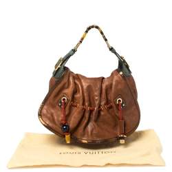 Pre Owned Louis Vuitton Masala Monogram Limited Edition Epices Kalahari Hobo GM