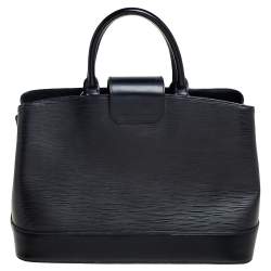 مملوكة مسبقًا حقيبة لوي فيتون ميرابو  جلد إيبي اليكتريك أسود GM