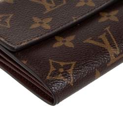 Pre Owned محفظة لوي فيتون سارا كانفاس مقوى مونوغرامي
