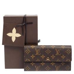 Pre Owned محفظة لوي فيتون سارا كانفاس مقوى مونوغرامي
