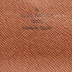 Pre Owned محفظة لوي فيتون سارا كانفاس مقوى مونوغرامي