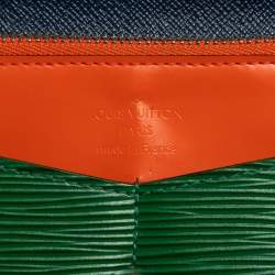 Pre Owned Louis Vuitton Tri Color Epi Leather Flore Wallet