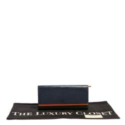 Pre Owned Louis Vuitton Tri Color Epi Leather Flore Wallet