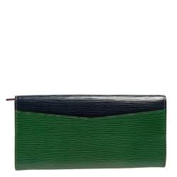 Pre Owned Louis Vuitton Tri Color Epi Leather Flore Wallet