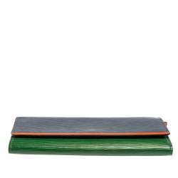Pre Owned Louis Vuitton Tri Color Epi Leather Flore Wallet