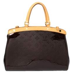 مملوكة مسبقًا Louis Vuitton Amarante Monogram Vernis Brea MM Bag