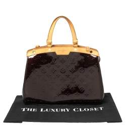 مملوكة مسبقًا Louis Vuitton Amarante Monogram Vernis Brea MM Bag