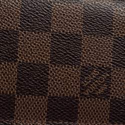 Pre Owned حافظة بطاقات بيزنس لوي فيتون كانفاس دامييه إيبين