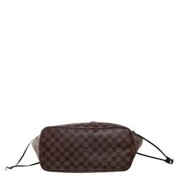 Pre Owned Louis Vuitton Damier Ebene Canvas Neverfull MM Bag
