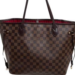 Pre Owned Louis Vuitton Damier Ebene Canvas Neverfull MM Bag