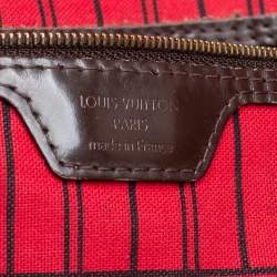 Pre Owned Louis Vuitton Damier Ebene Canvas Neverfull MM Bag