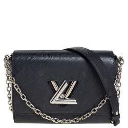 مملوكة مسبقًا Louis Vuitton Black Epi Leather Twist MM Bag
