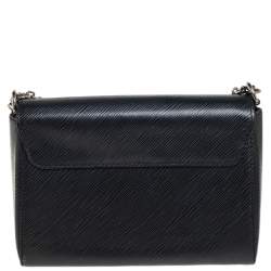 مملوكة مسبقًا Louis Vuitton Black Epi Leather Twist MM Bag