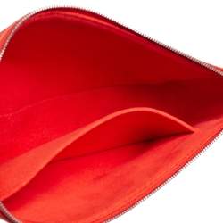 Pre Owned  حقيبة إكسسوارات صغيرة لوي فيتون جلد إيبي بيمينت NM