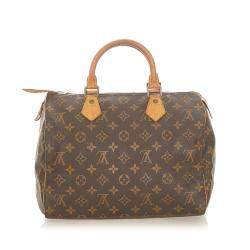 Pre Owned Louis Vuitton Monogram Canvas Speedy 30 Bag