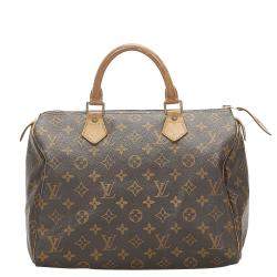 Pre Owned Louis Vuitton Monogram Canvas Speedy 30 Bag