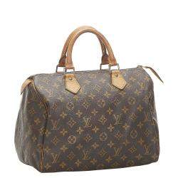 Pre Owned Louis Vuitton Monogram Canvas Speedy 30 Bag