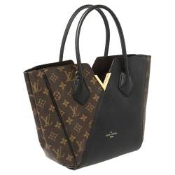 مملوكة مسبقًا Louis Vuitton Black Monogram Canvas and Leather Kimono PM Bag