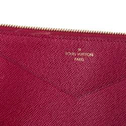 مملوكة مسبقًا Louis Vuitton Fuchsia Monogram Canvas Jeanne Wallet