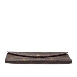 Pre Owned Louis Vuitton Rose Nacre Monogram Canvas Josephine Wallet