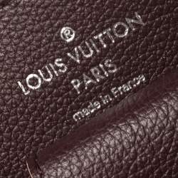 Pre Owned Louis Vuitton Prune Leather Lockme Bucket Bag