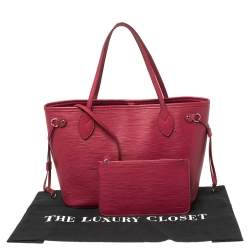 مملوكة مسبقًا Louis Vuitton Fuchsia Epi Leather Neverfull PM Bag