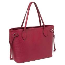 مملوكة مسبقًا Louis Vuitton Fuchsia Epi Leather Neverfull PM Bag