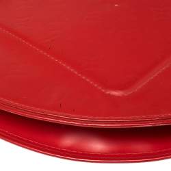 Pre Owned حقيبة لوي فيتون أوب أرت دائرية جلد مات مونوغرام أحمر 