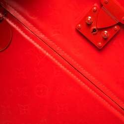 Pre Owned حقيبة لوي فيتون أوب أرت دائرية جلد مات مونوغرام أحمر 