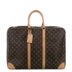 Louis+Vuitton+Sirius+55+Handbag+Brown+Leather for sale online