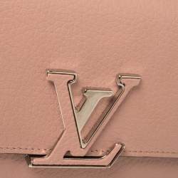 مملوكة مسبقًا Louis Vuitton Magnolia Taurillon Leather Capucines Wallet