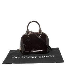 مملوكة مسبقًا Louis Vuitton Amarante Monogram Vernis Alma BB Bag