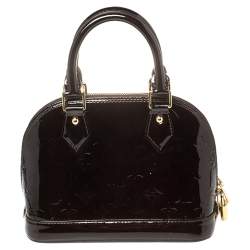 مملوكة مسبقًا Louis Vuitton Amarante Monogram Vernis Alma BB Bag