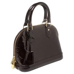 مملوكة مسبقًا Louis Vuitton Amarante Monogram Vernis Alma BB Bag